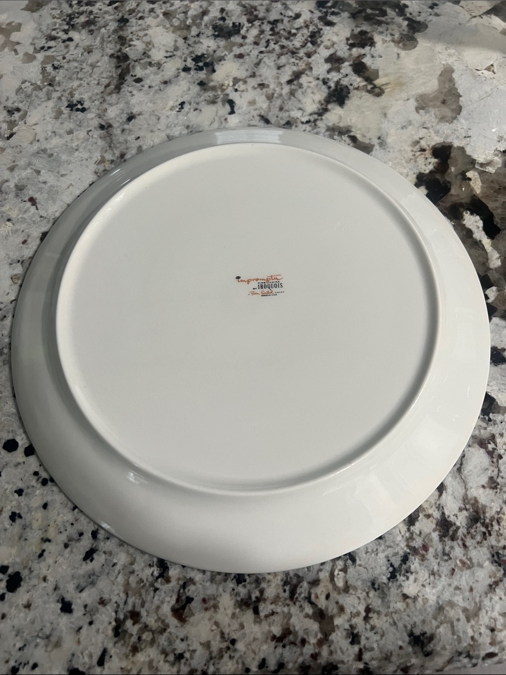 Vintage Iroquois Impromptu Ben Seibel Dinner Plate 10” Mid Century Modern MCM - Picture 3 of 6